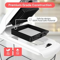 Hache-légumes professionnel, hachoir multifonctionnel avec récipient, trancheuse à fruits, gadgets de cuisine pour la préparation des repas et la cuisine à domicile
