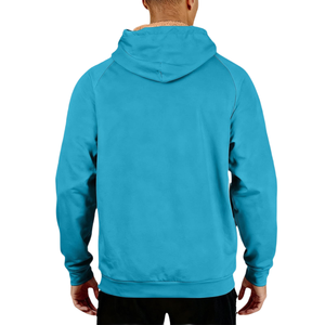 Fashion Regular Fit Quick Dry Breathable Cotton <b>Blended</b> Men Fleece Hoodies Streetwear Men's Lightweight Hoodies - Product Image 2