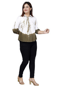 Chemises d'été personnalisées en rayonne et teintes de haute qualité pour femmes - Product Image 3