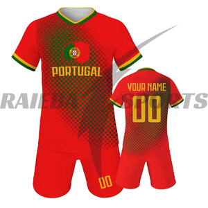 2025 Custom Made Team Uniforms Breathable Printed Sublimation Premium Quality Football Soccer Jerseys T-Shirts Shorts Sets 100% - Product Image 5