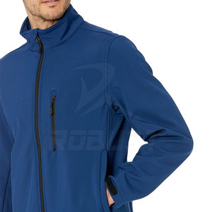 Chaqueta de fitness Softshell de la mejor calidad para hombres y mujeres High Street invierno impermeable soporte con capucha cuello nuevo cortavientos de poliéster - Product Image 4