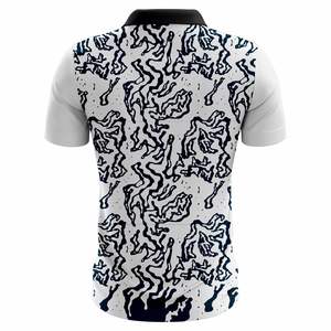 Haute qualité été hommes polo à manches courtes concepteur broderie Sublimation différent polo chemise - Product Image 2