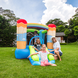 <span class=keywords><strong>Castillo</strong></span> Inflable con Tobogán, Disponible en Stock, Casa <span class=keywords><strong>de</strong></span> Brinco con Tobogán para Minoristas en Línea y Compradores Mayoristas, Ofertas <span class=keywords><strong>de</strong></span> Suministro Rápido - Product Image 1