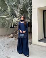 Nouvelle collection de créateurs FABZONE, ensemble haut-bas en crêpe de soie naturel, dupatta, sans plis, entièrement cousu, prêt à porter pour les fêtes