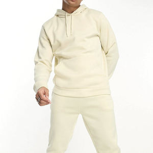 Vêtements de sport de qualité supérieure, ensemble deux pièces en polaire polyester et technologie, survêtement à capuche complet, survêtement fitness pour hommes - Product Image 1