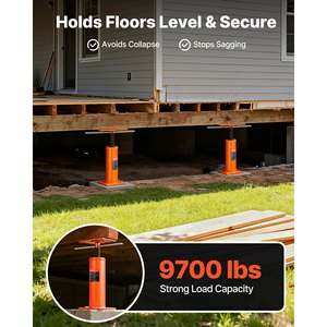 Nivelador de Piso Regulable VEVOR de 3048-40,64 cm para Sótano, Nivelador de Piso de Altura Ajustable para Maquinaria de Construcción - Product Image 2