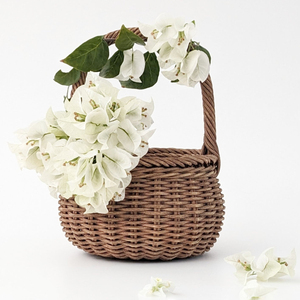 Proveedor superior, cesta de flores de ratán hecha a mano cuadrada y redonda, cestas de mimbre tejidas a mano y macetas a la venta - Product Image 1