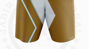 Pantalones cortos casuales para hombre de alta calidad 100% poliéster de secado rápido peso ligero patrón sólido diseño de satén caliente logotipo personalizado impermeable - Product Image 4