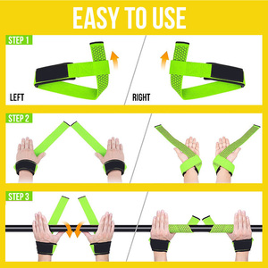 Correas de Muñeca para Entrenamiento de Gimnasio, Fitness y Culturismo, Resistentes, Transpirables, de Neopreno, Antideslizantes, para Levantamiento de Pesas - Product Image 5