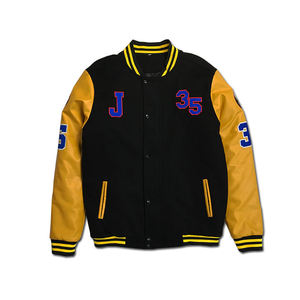 Veste de moto personnalisée avec col montant et logo brodé sur le devant, veste pour homme de haute qualité - Product Image 1