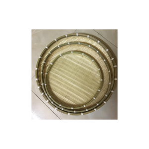 2024 nouveau panier de vannage moderne est fait de bambou et est en forme de cercle écologique avec un motif unique et traditionnel - Product Image 6