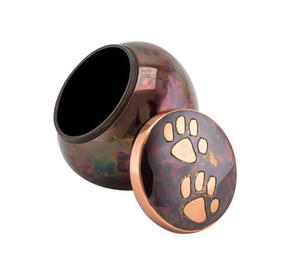 Handmade Brass <b>Pet</b> Cremation <b>Urns</b> Funeral <b>Urns</b> For Cat and Dog <b>Ashes</b> Burial <b>Urns</b> - Product Image 2