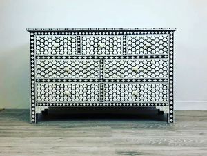 Vente chaude Os Incrustation & Résine Table D'appoint Géométrique Ronde Centrale Table Basse Décor À La Maison Table D'appoint Meubles - Product Image 2