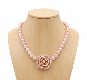 Collar de Perlas de Agua Dulce Hechas a Mano de Alta Calidad, Grado AAA, para Mujer, Cuentas Clásicas, Certificadas por Terceros, Multicadena - Product Image 2