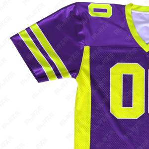 T-shirts personnalisés pour hommes vente en gros de qualité supérieure sublimé maillot de football américain américain maillots de football d'équipe surdimensionnés uniforme - Product Image 6