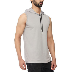 Sweat à capuche sans manches respirant et décontracté pour homme, idéal pour la gym et le fitness - Product Image 5
