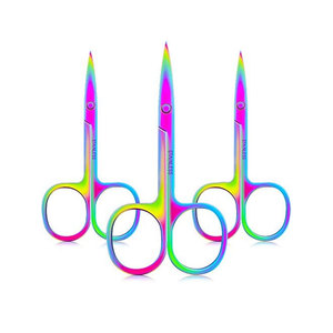 Tijeras de uñas de precisión con punta estrecha de hoja recta de titanio para un recorte preciso de cutículas diseñado para la limpieza de cutículas - Product Image 2