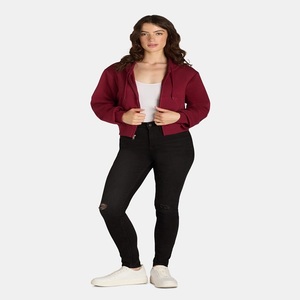 เสื้อฮู้ดซิปขนแกะแบบลำลองของผู้หญิงคุณภาพระดับพรีเมี่ยมออกแบบมาเพื่อให้พอดีกับฤดูหนาว - Product Image 1