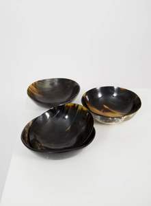 SHARK CRAFT BOL EN CORNE FAIT À LA MAIN SALADE Bol de service Fabricant en gros Nouveau design Bols à salade en corne de buffle finis à la main - Product Image 2