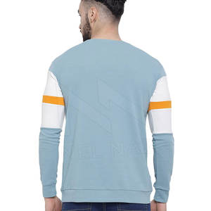 เสื้อสเวตเชิ้ตแขนยาวผู้ชายสำหรับฤดูหนาว ออกแบบเองได้ตามสั่ง ขายส่ง คอทรงโอ ป้องกันลม ระบายอากาศได้ดี พิมพ์ลาย ผ้าฟลีซ สำหรับกิจกรรมกลางแจ้งและพักผ่อน - Product Image 3