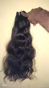 Paquetes de cutícula baratos del vendedor extensiones de cabello crudo indio ondulado recto sedoso virgen negro natural de las mujeres - Product Image 6