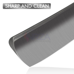 Afeitadora Manual profesional con borde recto, cuchilla de seguridad desechable, para el cuerpo de acero inoxidable maquinilla de afeitar, Barba, uso del cabello - Product Image 3