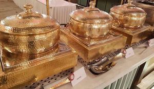 Recipiente para Calentar Alimentos de Acero Inoxidable Grande con Soportes para Combustible Dual que Garantizan un Calentamiento Uniforme Durante el Servicio - Product Image 4