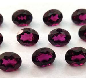 โรโดไลต์การ์เนตสีชมพูธรรมชาติ ทรงรี ขนาด 7x9 มม. เจียระไน - โรโดไลต์การ์เนตสีชมพูพลอยหลวม คุณภาพเยี่ยม - Product Image 4