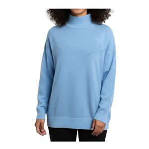 Sudadera de Mujer con Logotipo Personalizado, Tejido de Felpa Francesa, Hombros Caídos, Cuello Alto Simulado, para Invierno, de Algodón y Felpa, HECHA POR HI 2026 - Product Image 3