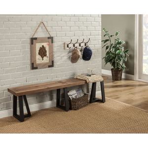 Farmhouse classic solid wood <b>bench</b> <b>indoor</b> and outdoor furniture for home living room outdoor garden storage <b>bench</b> made in India - Product Image 2