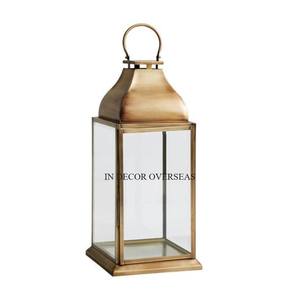 Most Fancy Unique Designer High Grade Gold Plated And Clear Glass Made <b>Decorative</b> Lanterns Home And Hotel Lightning Accessories - Product Image 5