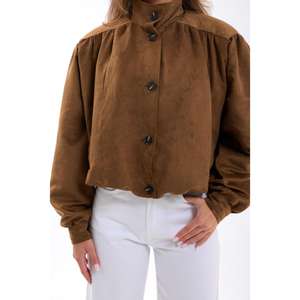 Chaqueta de Gamuza Otoñal 7508 - Color Café - Product Image 2