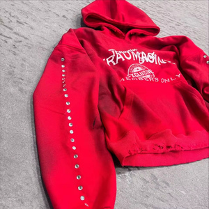 เสื้อฮู้ดผู้ชายหนาสีพื้นหนาปรับได้โลโก้ออกแบบได้ตามต้องการสำหรับผลิตในประเทศปากีสถาน - Product Image 5