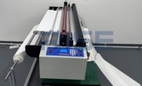 Machine de découpe de rouleaux de papier d'emballage pour ordinateur, transformant les rouleaux en feuilles, pour l'emballage alimentaire (ex. hamburgers)