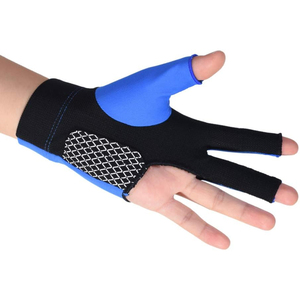 Guantes deportivos de billar profesionales de tres dedos de alta calidad, guantes de billar OEM antisudor antideslizantes de una sola pieza para hombre de invierno - Product Image 3