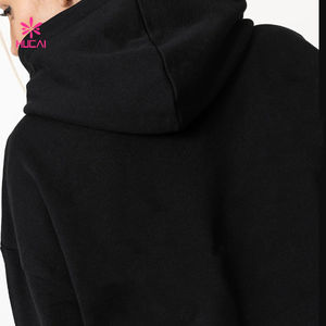 Sweatshirts à capuche surdimensionnés pour femmes Tissu 100% coton Pull à capuche ample avec poche personnalisée Sweatshirts pour femmes - Product Image 4