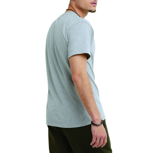 เสื้อยืดที่กําหนดเองลําลองผู้ชายเสื้อยืดรอบคอผ้าฝ้าย 100% ขายร้อนโลโก้ที่กําหนดเองพิมพ์เสื้อยืดเปล่าระบายอากาศ - Product Image 5