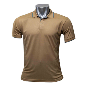 Polo gaufré élégant pour hommes Utilisation polyvalente Convient pour la superposition ou le port autonome Disponible dans des tons neutres pour Smart - Product Image 3