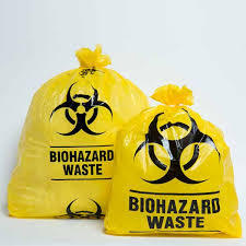 Bolsa de basura desechable de plástico amarillo para uso industrial químico 20L 30L 40L 50L - Product Image 4