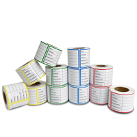 Autocollants adhésifs personnalisés Étiquettes logistiques Afrique 120x60MM 200 pièces/rouleau Étanche Adhésif puissant Papier inscriptible