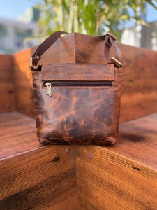 Nouveau sac à main en cuir véritable Crunch pleine fleur fait à la main femmes élégantes en cuir véritable Vintage utilisation de bureau sac à bandoulière - Product Image 5