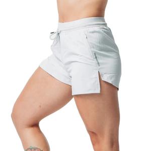 Short de sport à séchage rapide pour femme, taille plus, léger, entraînement sportif actif, entraînement, bas de fitness athlétique, cordon de serrage, course à pied - Product Image 1