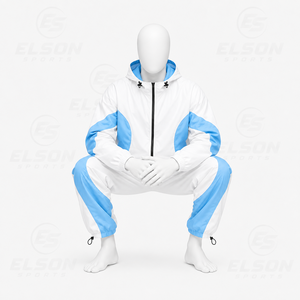 Elson Sports Manufacture Custom Logo Windbreaker <b>Waterproof</b> Zip up Jacket Nylon Windbreaker <b>Tracksuits</b> For Men - Product Image 5