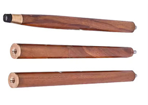 ไม้เท้าทองเหลืองทรงกระทิงพร้อมด้ามจับทองเหลืองหล่อแบบ IBS สำหรับการเดินทาง - Product Image 5