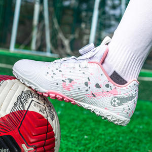 Zapatos de fútbol con soporte para el tobillo para niños, botas deportivas antideslizantes para niños, botas deportivas para entrenamiento y partidos - Product Image 1