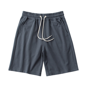 Pantalones cortos de gimnasio de talla grande personalizados para hombre, ropa de calle, pantalones cortos de malla lavados con estampado Sunfaded - Product Image 4