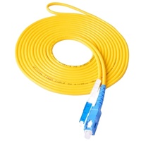 Câble à fibres optiques à faible perte, cordon de brassage sans déformation, monomode G657A1 G657A2, connecteurs SC LC FC, solution réseau FTTH