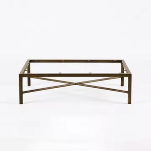 Modern Luxury Gold Table Legs Cast Iron Steel for Office Hotel Living Room Outdoor Stylish Metal Coffee Table <b>Furniture</b> - Product Image 1
