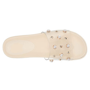 Latest Fashion Anti-Slip PVC Flat Slide for <b>Slippers</b> for Women Ladies' Home for <b>Slippers</b> for <b>Summer</b> and Autumn OEM Sandals - Product Image 3