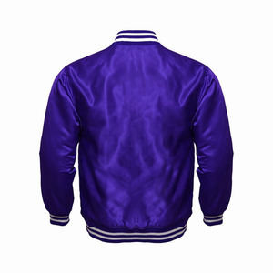 Trendy Style OEM/ODM Men's lettermen Jacket Custom Logo Leather Sleeves Jacket High Quality Wind Resistant Jackets - Product Image 2